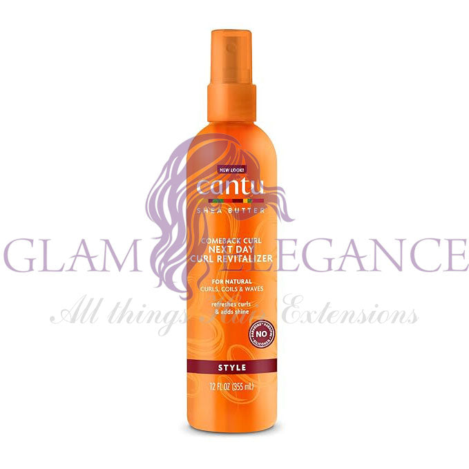 Cantu Shea Butter For Natural Hair Comeback Curl Next Day Curl Revitalizer 12 oz