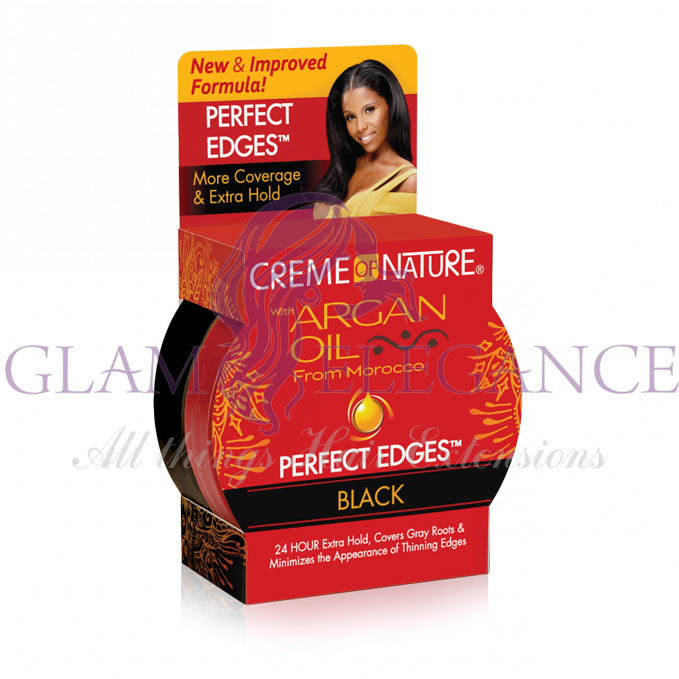 Creme of Nature Argan Oil Perfect Edges Black 2.25 oz