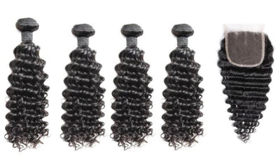 Glam Affordable Deepwave Bundles n Closure 4×4