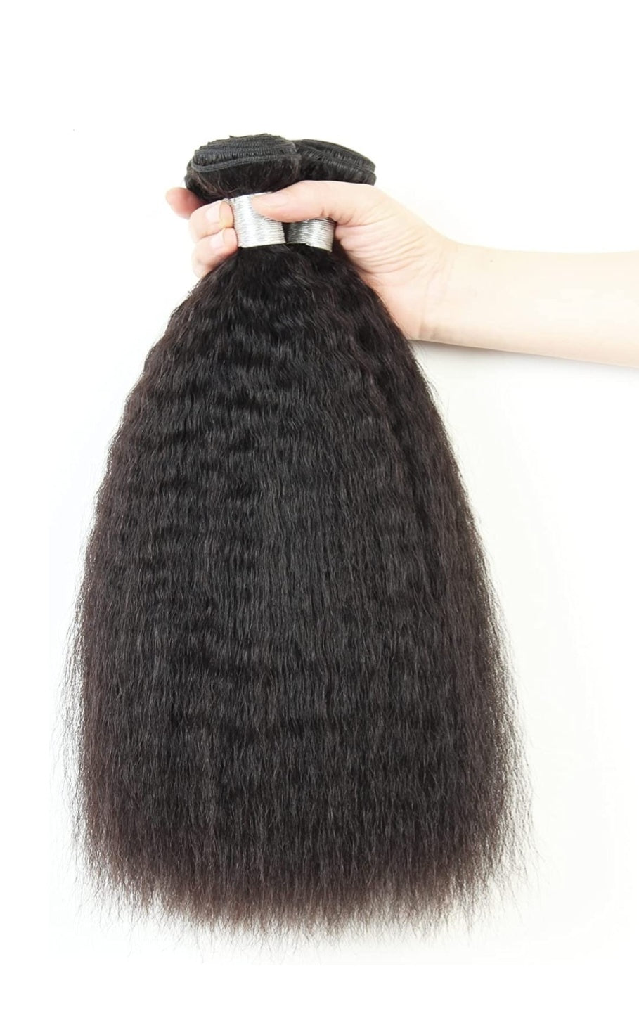 GlamE A Kinky Straight Bundles Virgin Human Hair