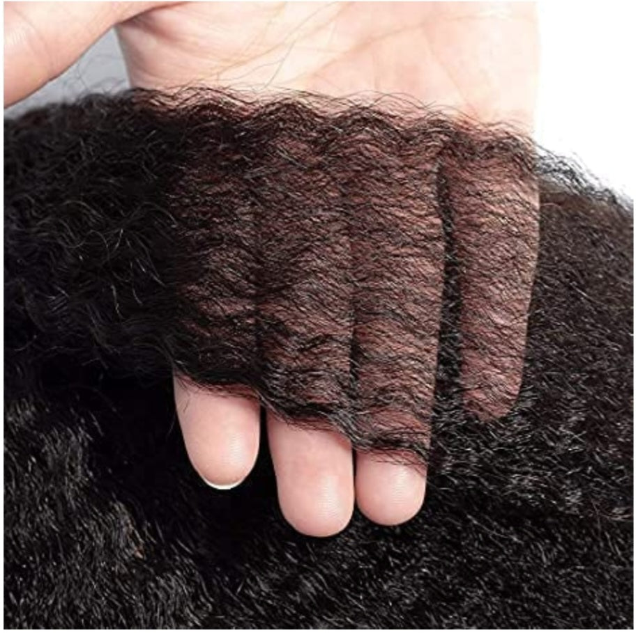 GlamE A Kinky Straight Bundles Virgin Human Hair