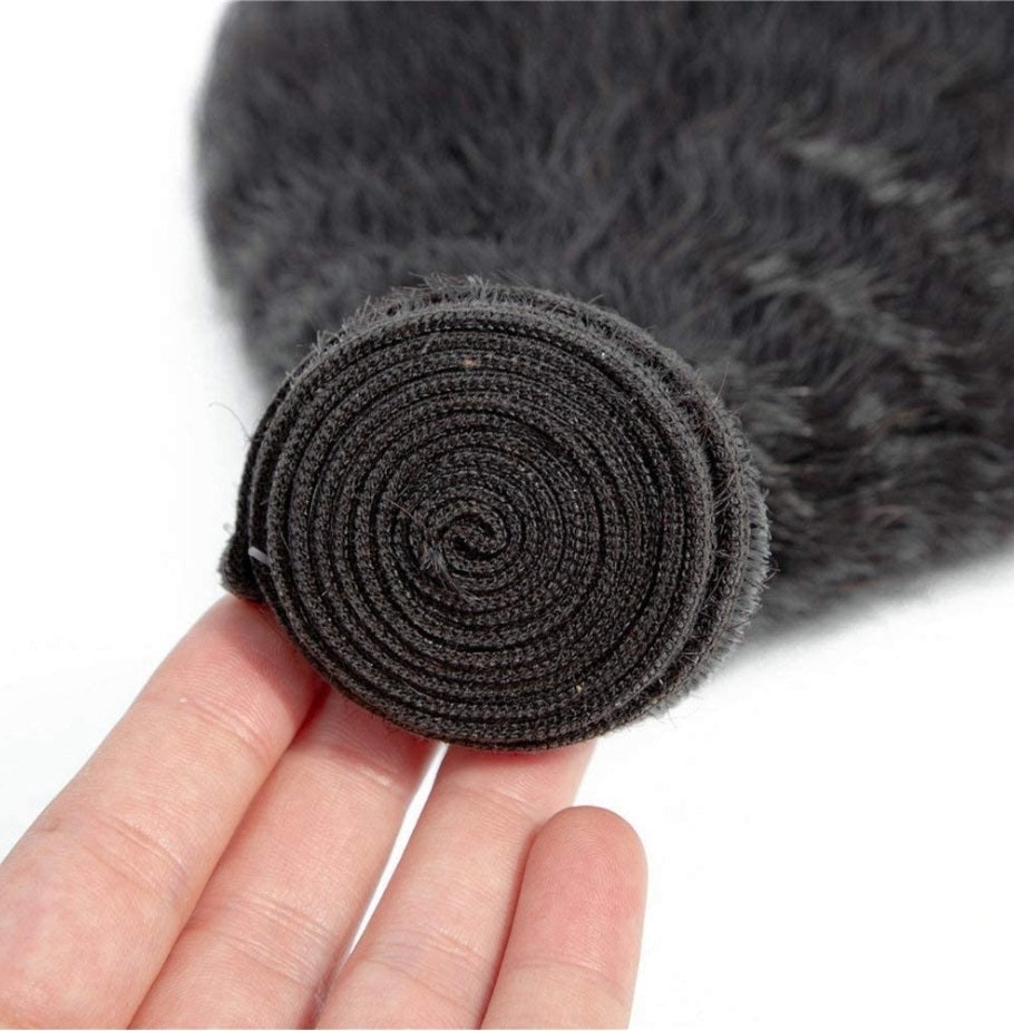 GlamE A Kinky Straight Bundles Virgin Human Hair