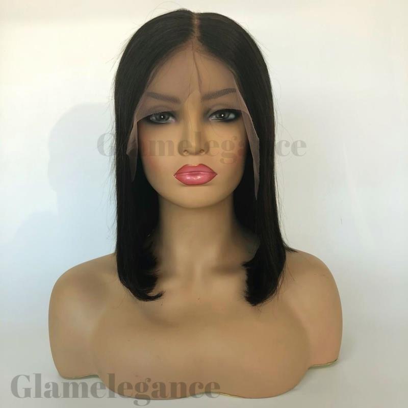 GlamE Premium A Lace Frontal Part Bob Wig 12"