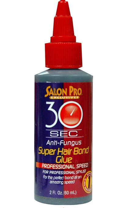 Salon Pro 30 Second Super hair black bond glue 1fl. oz