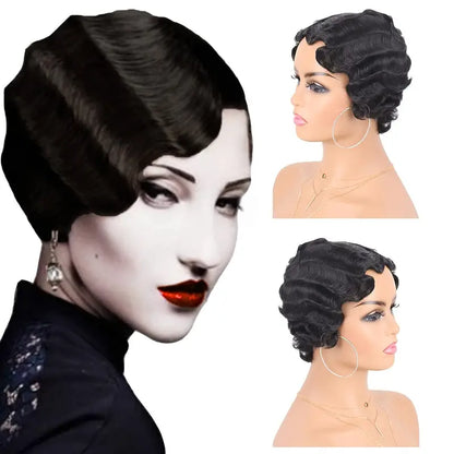 Pixie Short Wavy Wig