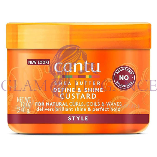 Cantu Shea Butter for Natural Hair Define & Shine Custard 12oz