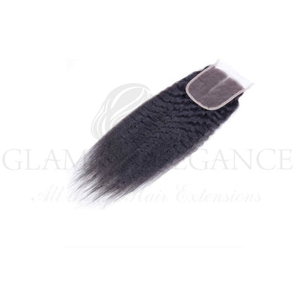 GlamE Premium A Kinky straight closure