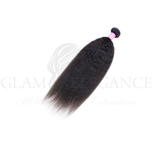 GlamE A Kinky Straight Bundles Virgin Human Hair