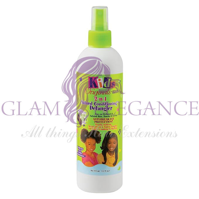 Africa's Best Kids 2 in 1 Organic Conditioning Detangler 12 fl oz