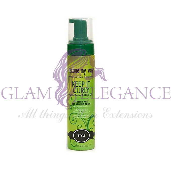 Africa's Best Texture My Way Keep It Curly Set Styling Foam 8.5 oz