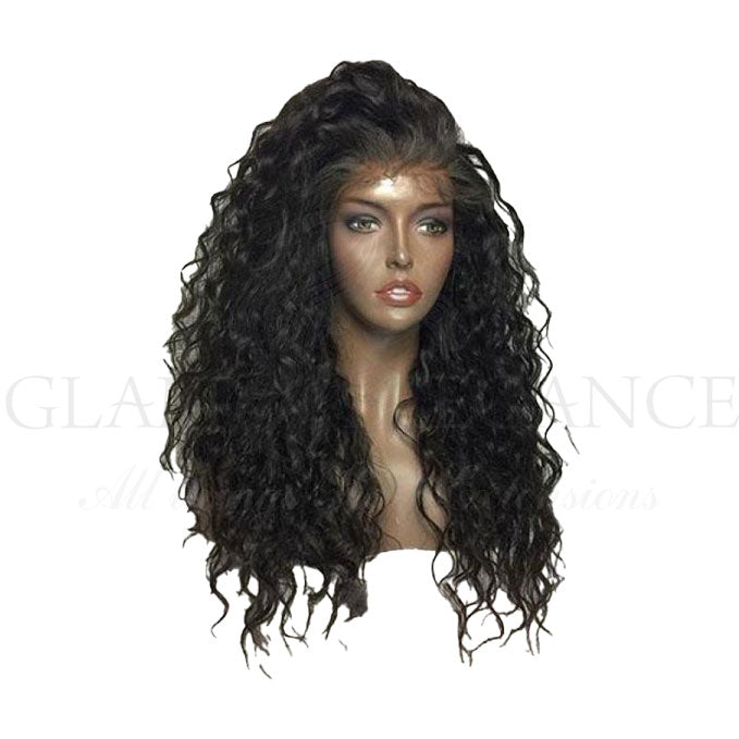 Glam Elegance Premium AAA Water Wave Lace Front Wig