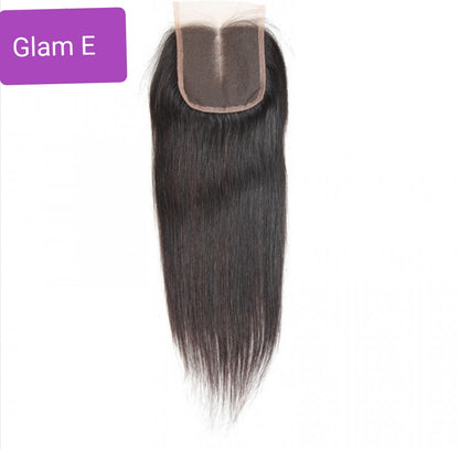 Brazilian Hair Closures Straight Hair Human Hair 4*4 Lace Closure