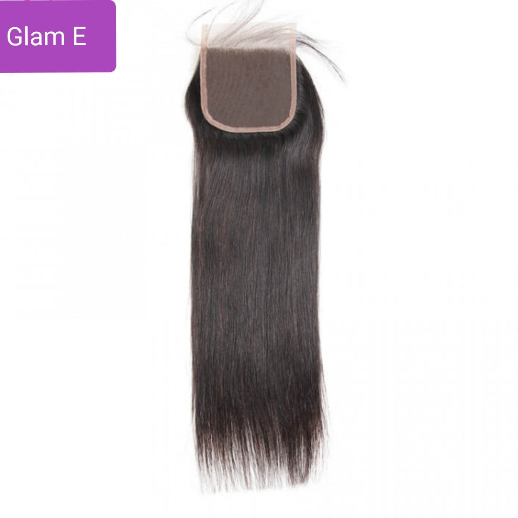 Brazilian Hair Closures Straight Hair Human Hair 4*4 Lace Closure