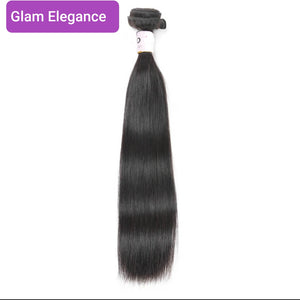 Glam Elegance Brazilian Hair 1 Bundle Natural colour Straight Human Hair Weave