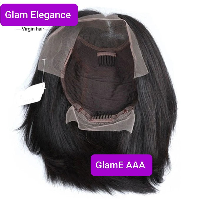 GlamE Premium AAAShort Lace Front Wig