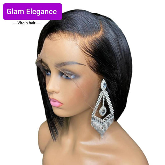 Glame Premium AAA Lace Frontal Side Part Bob Wig