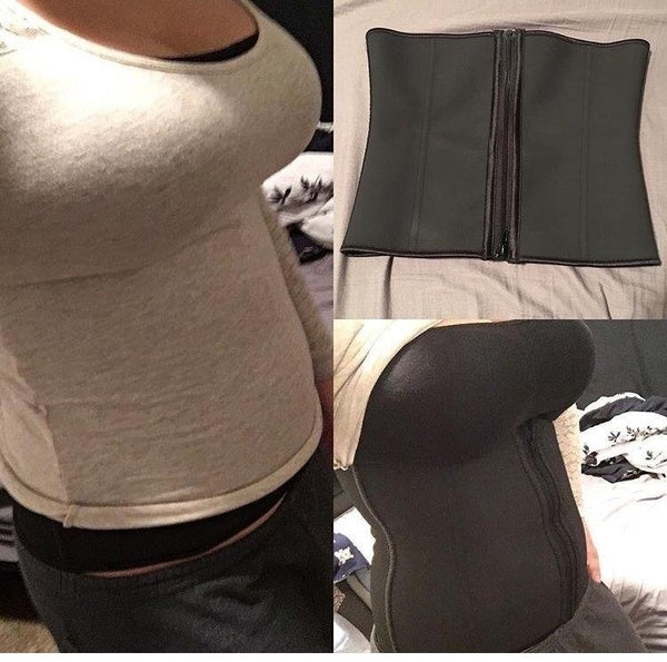 Latex Waist Trainer with Zipper