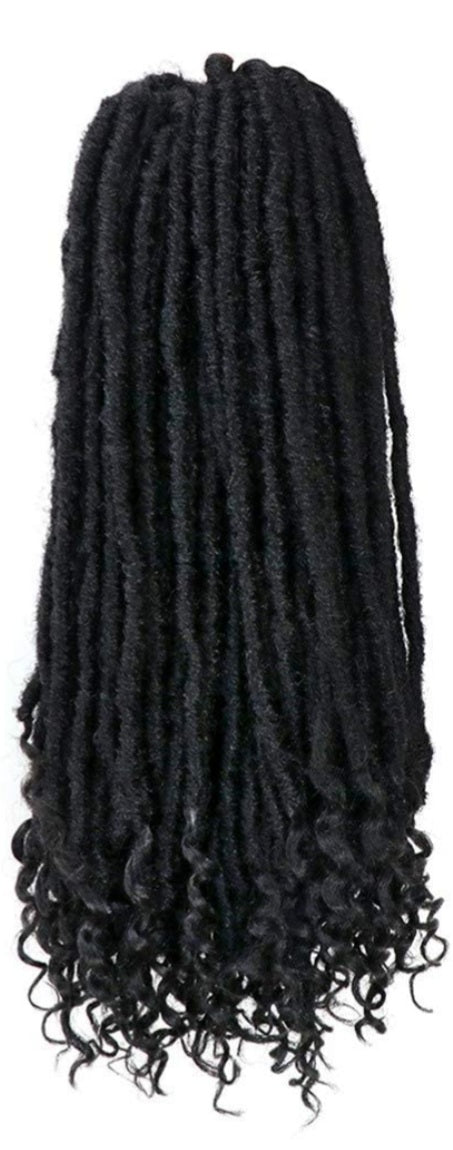 Faux Locs Crochet Hair 20 Inch Straight