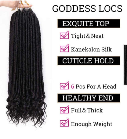 Faux Locs Crochet Hair 20 Inch Straight