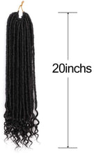 Faux Locs Crochet Hair 20 Inch Straight