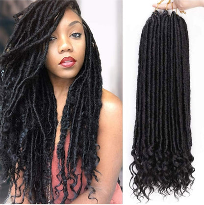 Faux Locs Crochet Hair 20 Inch Straight