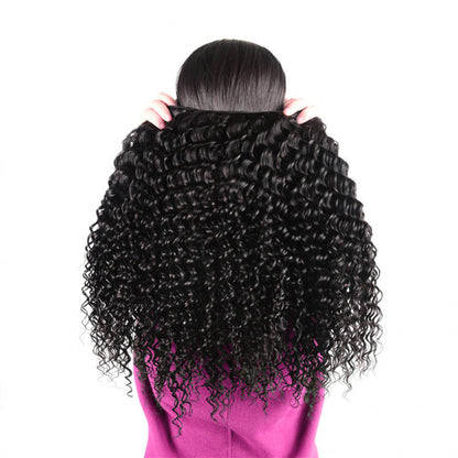 Glam Elegance Deep Wave AAA 3Bundles Remy Human Hair Extension