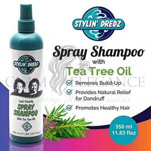 Stylin‘ Dredz Lock Friendly Spray Shampoo with Tea Tree Oil